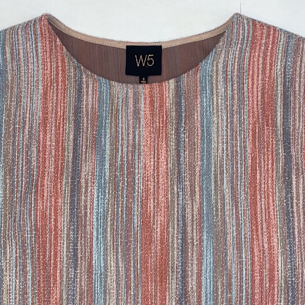 W5 By Anthropologie Textured‎ Tie Top - Picture 2 of 9